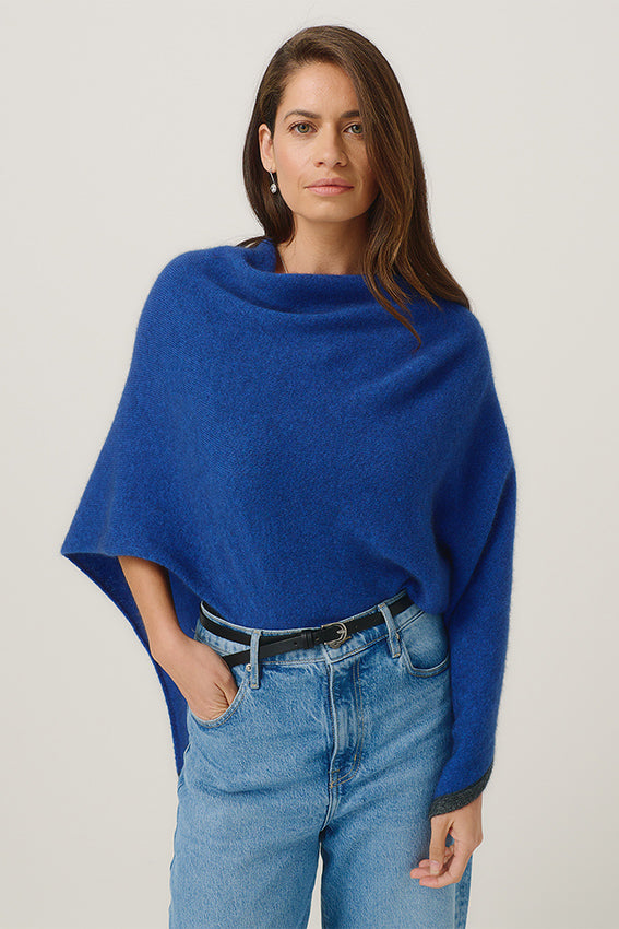 Two Tone Poncho