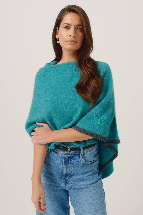Two Tone Poncho