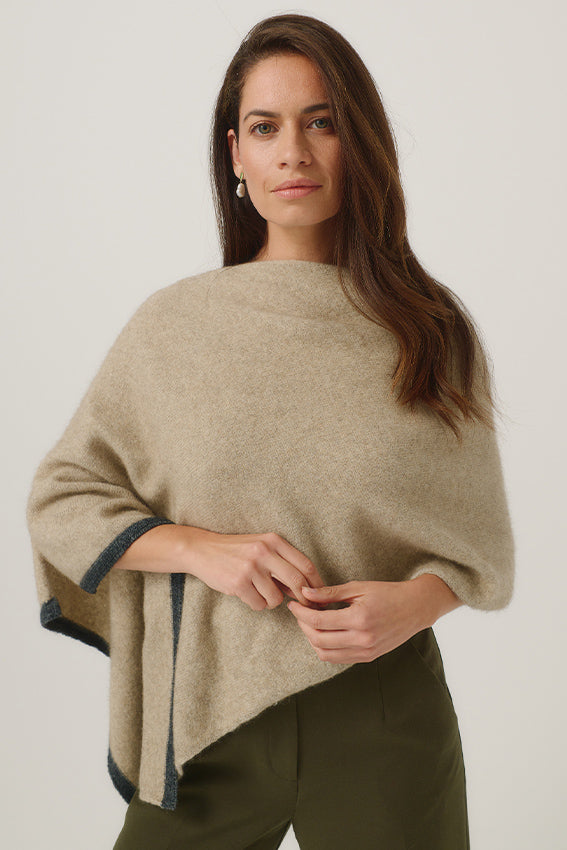 Two Tone Poncho