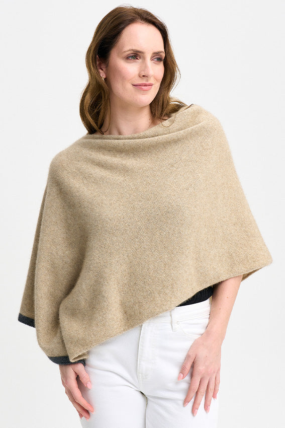 Two Tone Poncho