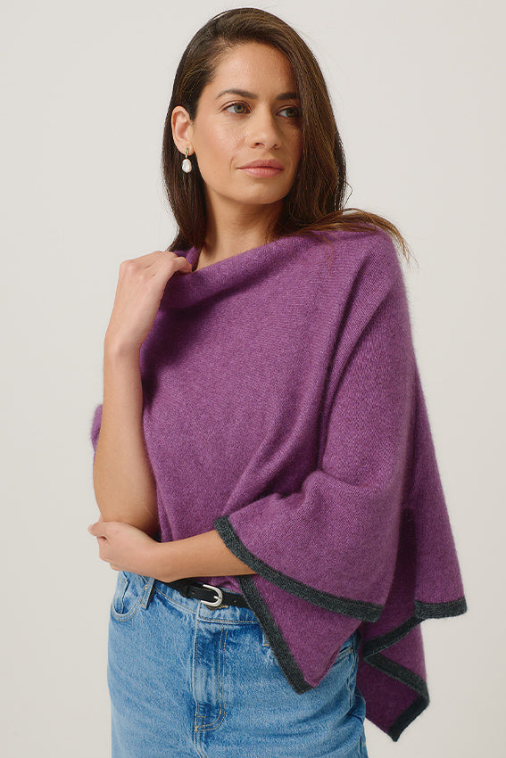 Two Tone Poncho