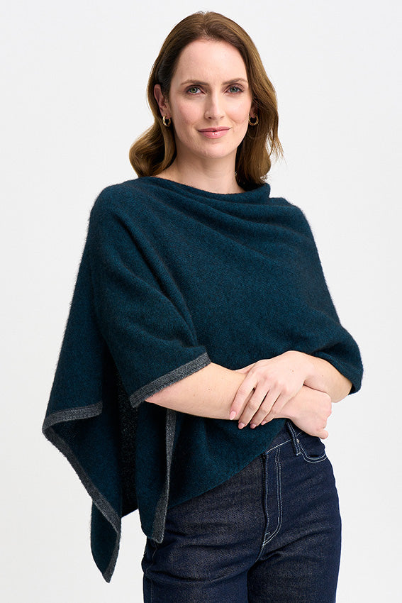 Two Tone Poncho