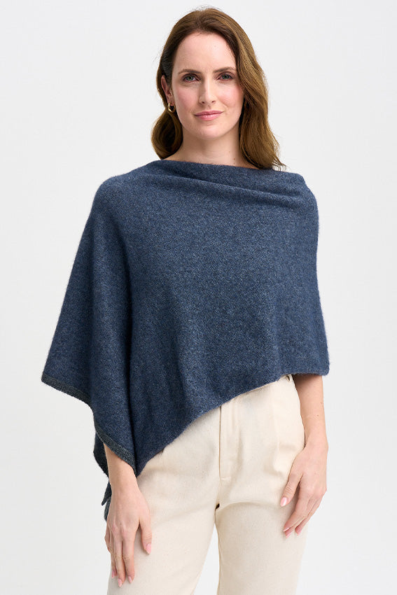 Two Tone Poncho