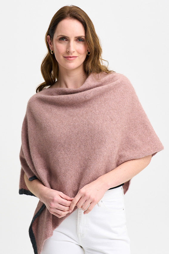 Two Tone Poncho