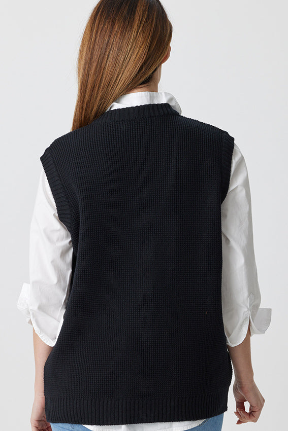 Fisher Long Buttoned Vest