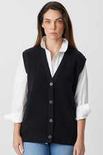 Fisher Long Buttoned Vest