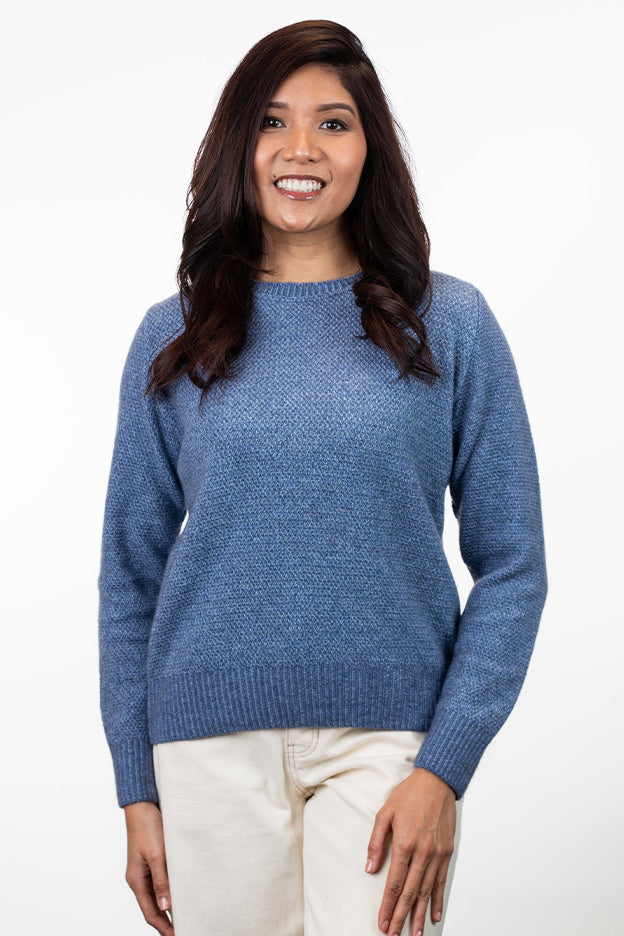 Moss Stitch Plated Jumper
