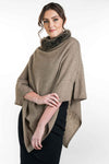 Koru Fur Trim Zip Poncho