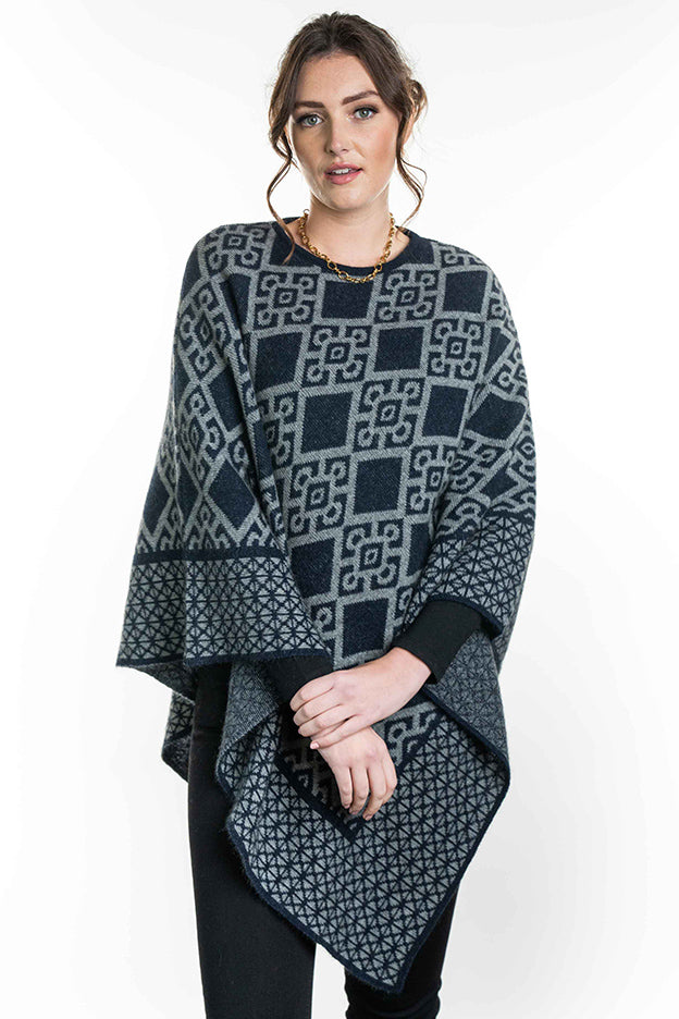 Koru Diamond Poncho