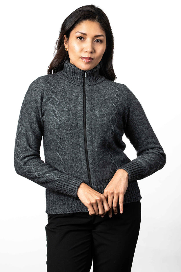 Cable Detail Jacket