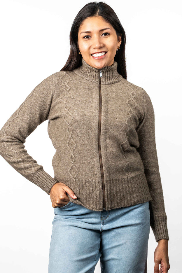 Cable Detail Jacket