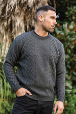 Koru Crew Aran Sweater