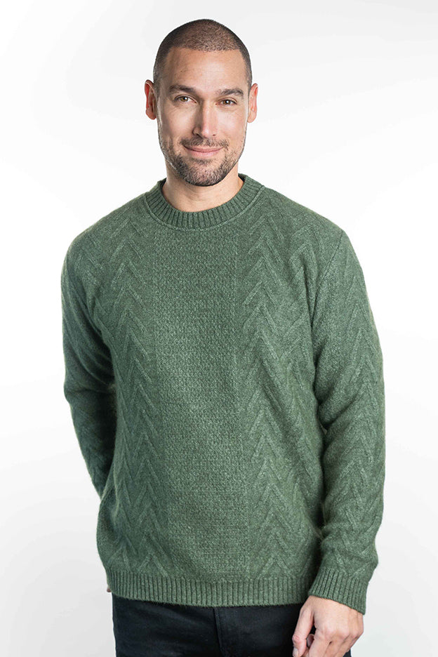 Koru Crew Aran Sweater