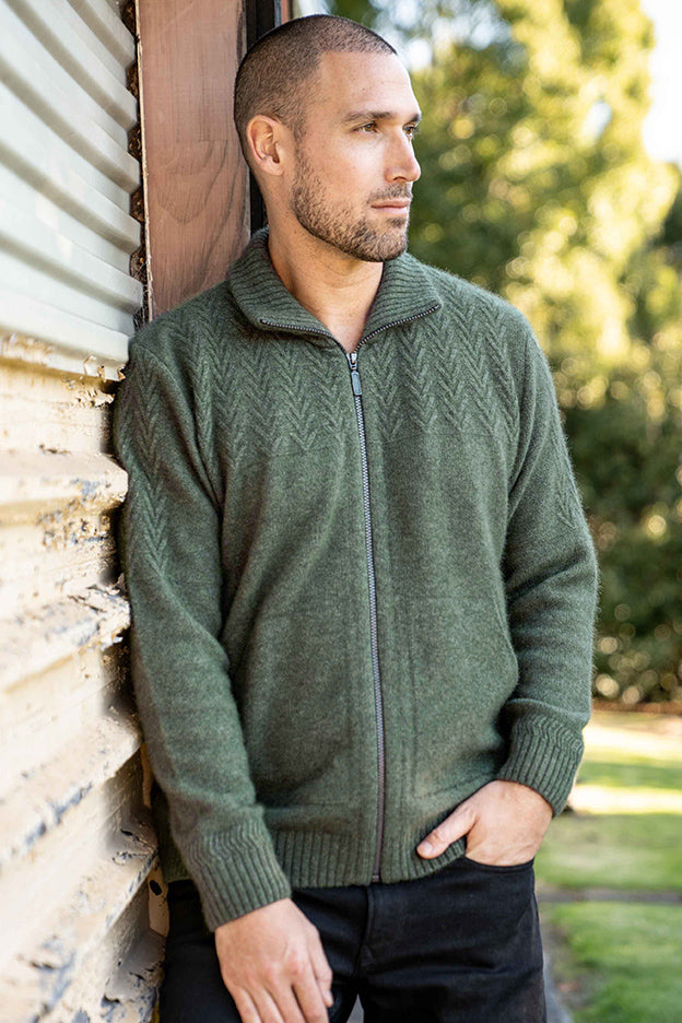 Koru Chevron Zip Jacket