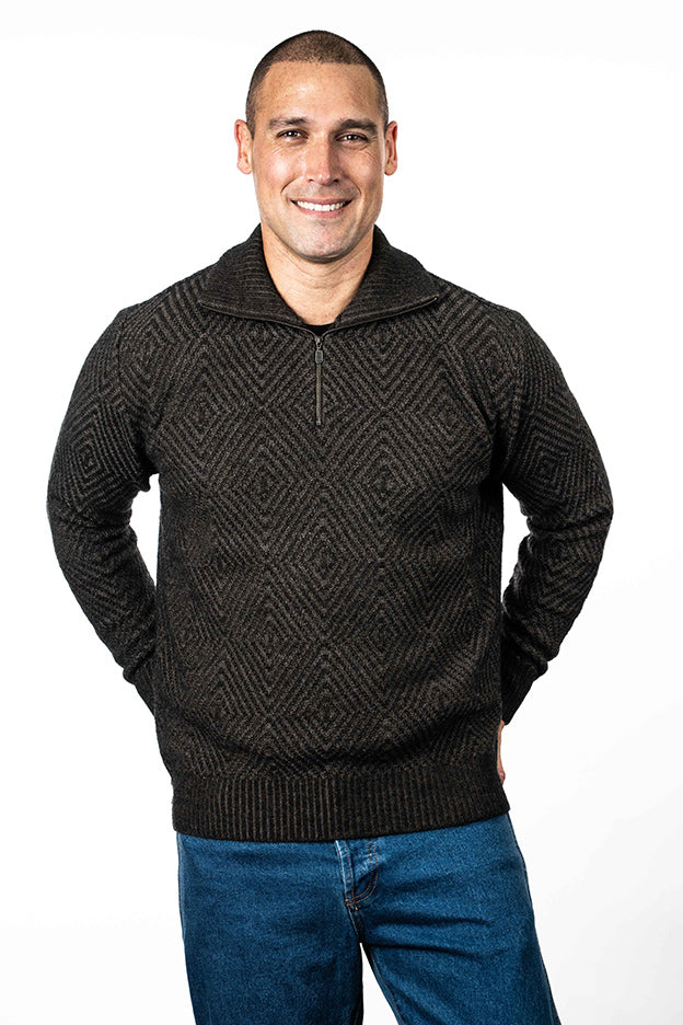 Diamond Plated Zip Jumper