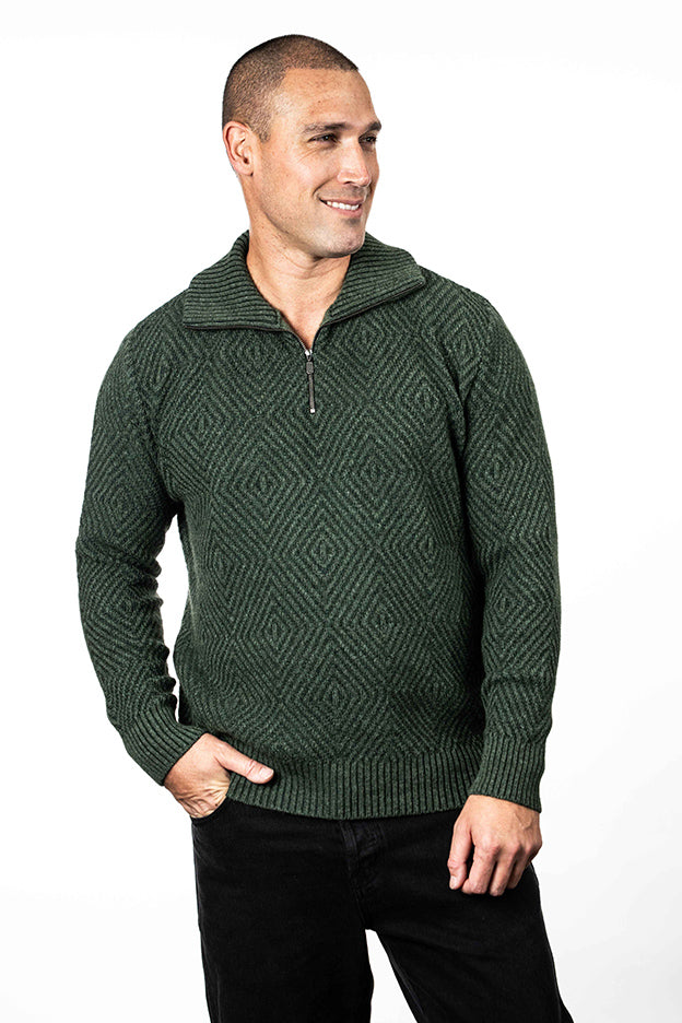 Diamond Plated Zip Jumper