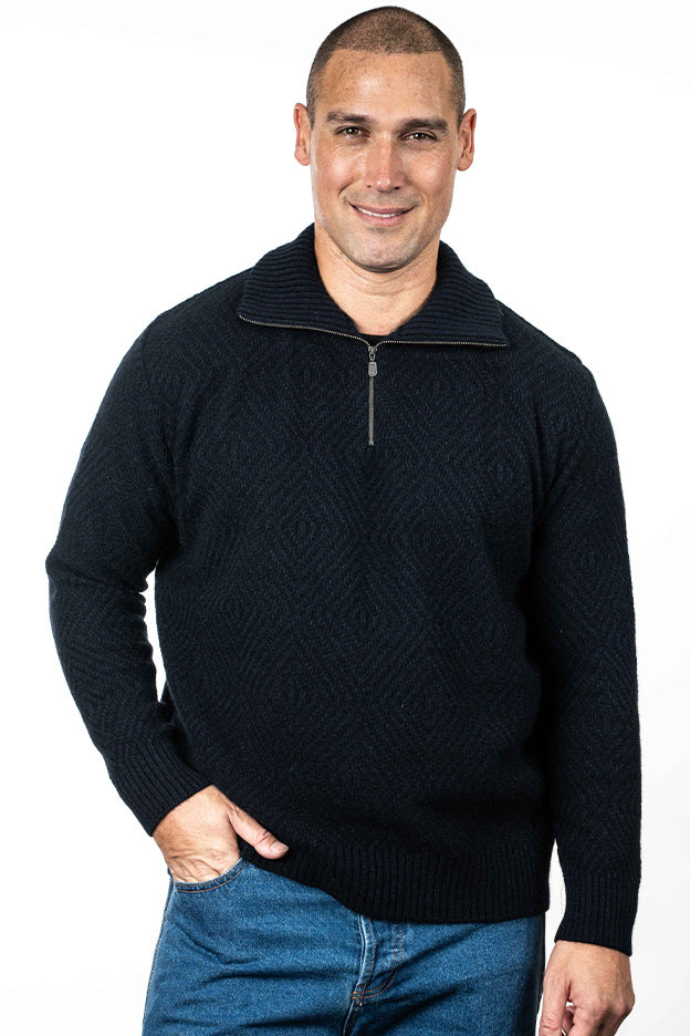 Diamond Plated Zip Jumper