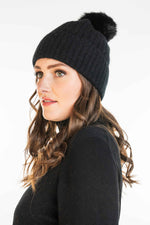 Koru Fur Pom Pom Beanie