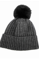 Koru Fur Pom Pom Beanie