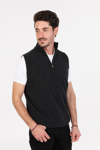 Half Zip Vest - Wool Online Australia | Melbourne CBD – Danny's