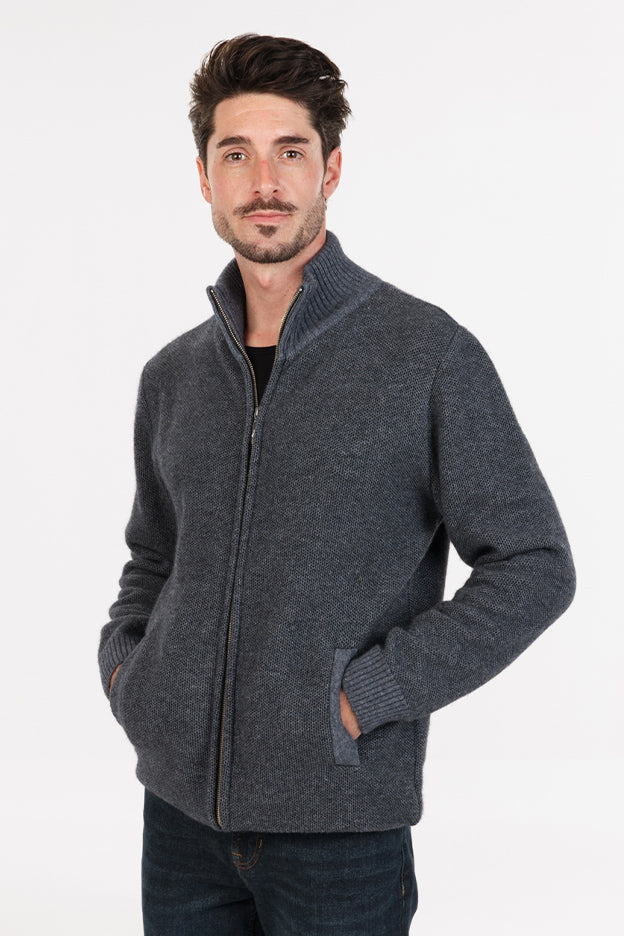 Textured Full Zip Jacket