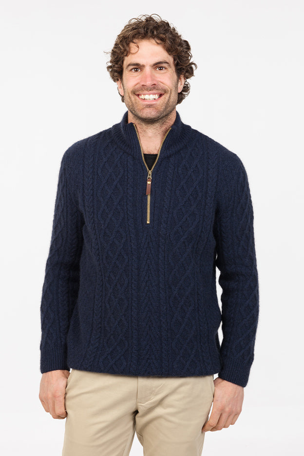 Arran Half Zip Sweater