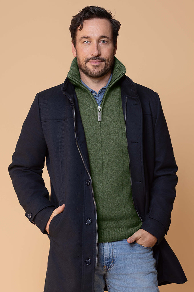 Javelin Zip Neck - Wool Online Australia | Melbourne CBD – Danny's