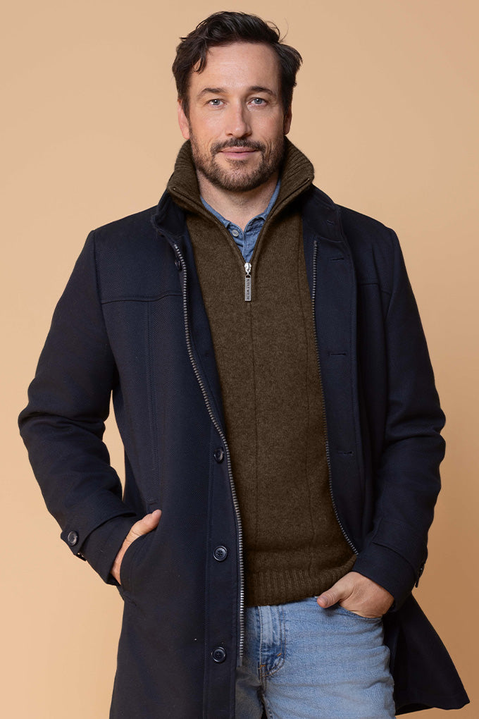 Javelin Zip Neck - Wool Online Australia | Melbourne CBD – Danny's
