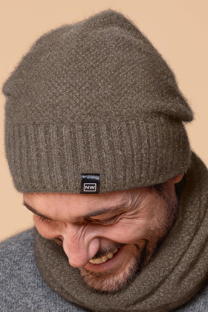 【RONE PARC】Spangle shaggy beanie Moss Baggie Beanie - Wool Online Australia | Melbourne CBD