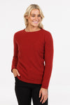 Crew Neck Plain Sweater