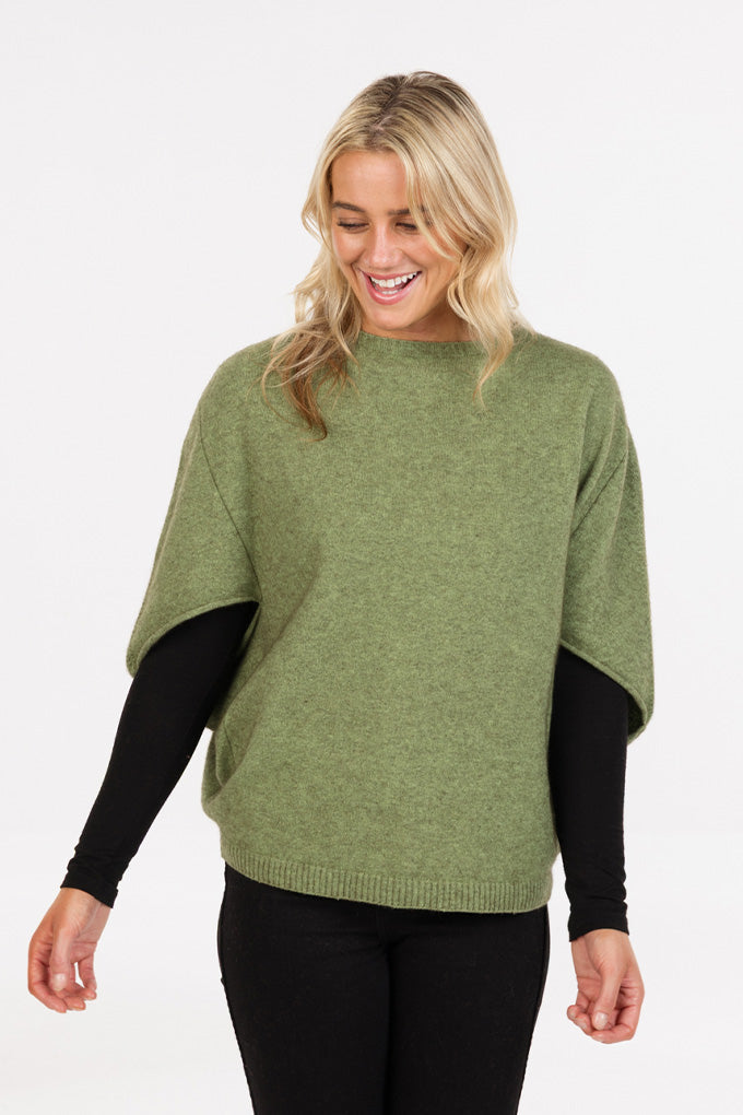 Split Sleeve Poncho