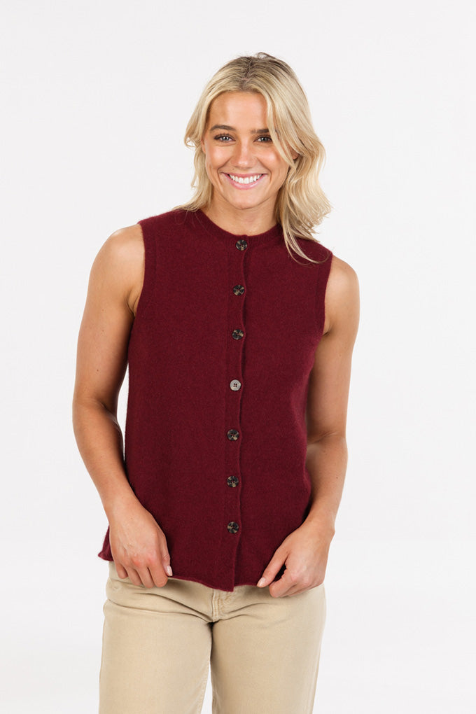 Sleeveless Cardigan