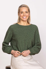 Bellow Sleeve Top