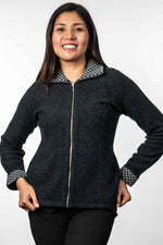 Contrast Trim Jacket