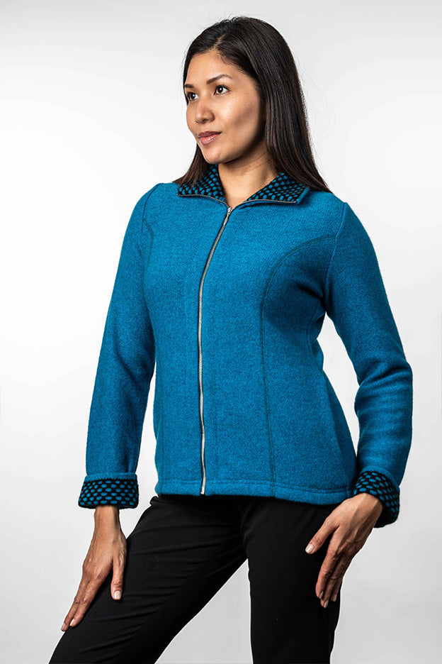 Contrast Trim Jacket