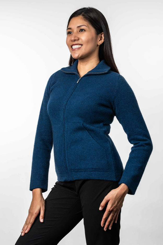Possum Merino Zip Jacket