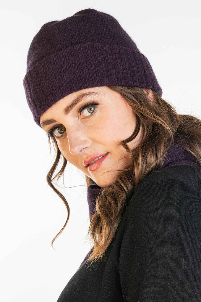 Moss Stitch Beanie