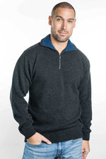 Trilogy Zip Collar Jumper