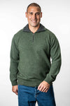 Possum Merino Zip Collar Jumper