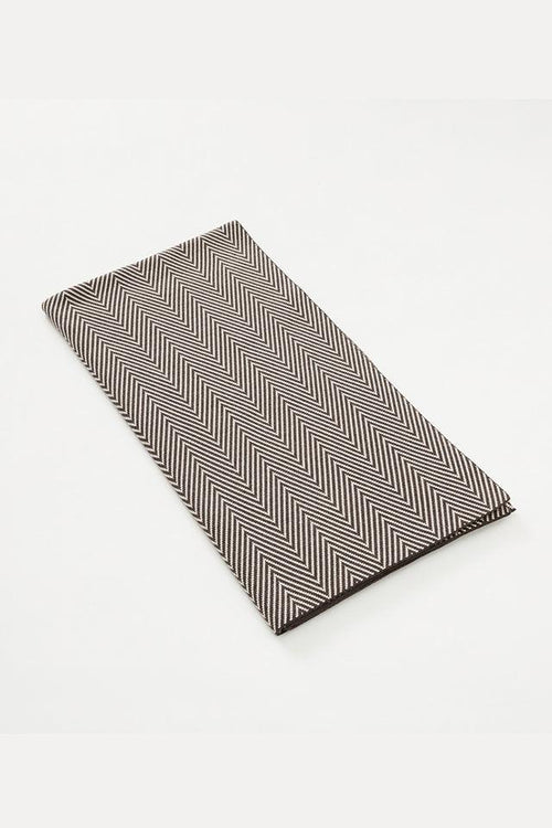 Merino Double Sided Herringbone Blanket - Grey - Danny’s Knitwear